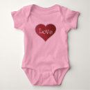 Recherche de saint valentin bébé vêtements Coeur
