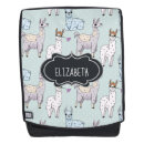 Recherche de lama sacs Illustration