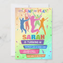 Recherche de sauts invitations Fête de trampoline