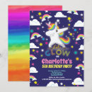 Recherche de licorne noire invitations Arc en ciel