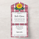 Recherche de motif tartan invitations Rouge