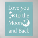 Recherche de lune et au dos Pour enfants
