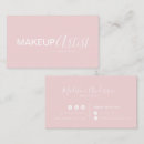 Recherche de cosmétiques de beauté cartes visite Administrative professional