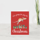 Recherche de kangourou noël cartes Animal