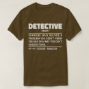 Recherche de détective tshirts Police