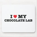 Zoek naar liefde chocolade muismatten Hart