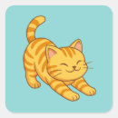 Zoek naar oranje kat stickers Groen