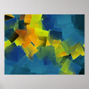 Zoek naar vlakke posters Blauw