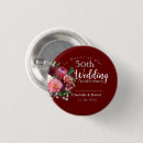 Zoek naar gouden jubileum buttons Paar