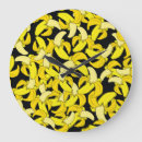 Zoek naar gele bananen klokken Illustratie