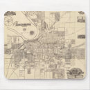 Recherche de cartes historiques tapis souris Vintage