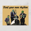 Recherche de musique jazz cartes postales Blues
