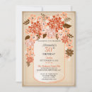 Recherche de pot de maçon anniversaire invitations Floral