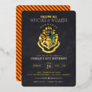 Zoek naar harry potter uitnodigingen Op zweinstein geïnspireerde feestuitnodiging