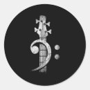 Recherche de clef basse autocollants Guitare