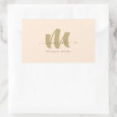 Recherche de rectangulaire autocollants Monogramme
