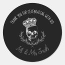 Zoek naar zwarte schedel stickers Elegant