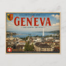 Recherche de lac leman cartes postales Vintage