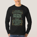 Recherche de scientifique de fusée tshirts Aérospatial