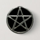 Recherche de pentacle badges Wicca