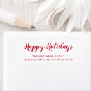 Recherche de noël étiquettes adresse retour Moderne