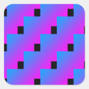 Recherche de motif zig zag autocollants Bleu