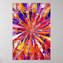 Recherche de fleur fractale posters Couleur