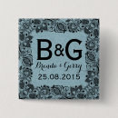 Recherche de floral bleu badges Vintage