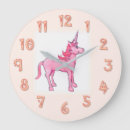 Recherche de licorne rose horloges Magique