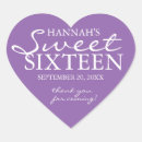 Recherche de sweet 16 Violet
