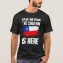Zoek naar vlag van de chili tshirts Chileens