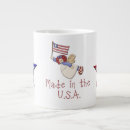 Recherche de drapeau etats unis tasses Blanc