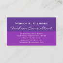 Recherche de consultant en matière de mode cartes visite Beauté