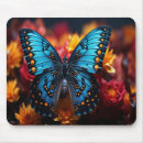 Recherche de papillon bleu tapis souris Faune