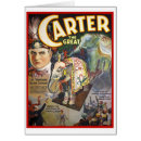 Recherche de magicien vintage vœux cartes Magie