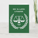 Zoek naar law school graduation kaarten Lawyer