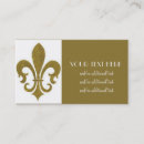 Recherche de gold fleur de lis cartes visite Professionnel