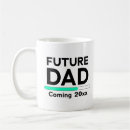 Recherche de futur papa tasses Nouveau père
