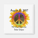 Recherche de symbole de paix magnets Tournesol