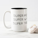 Recherche de maman fatiguée tasses Drôle