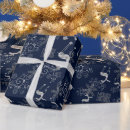 Zoek naar zilveren cadeaupapier Marineblauw