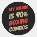 Recherche de sueur autocollants Défense boxing