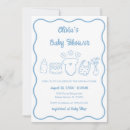 Recherche de frame baby shower invitations Moderne