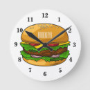 Recherche de hamburger horloges Nourriture