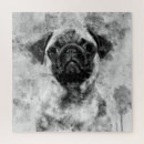 Recherche de pug puzzles Portrait