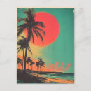 Recherche de plage palmier cartes postales De la floride