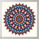 Recherche de motif mandala posters Floral