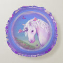 Recherche de licorne pourpre coussins Floral