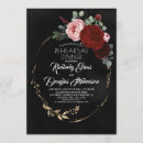 Recherche de red black gold invitations Gothique
