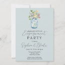 Recherche de mason jar party invitations Floral